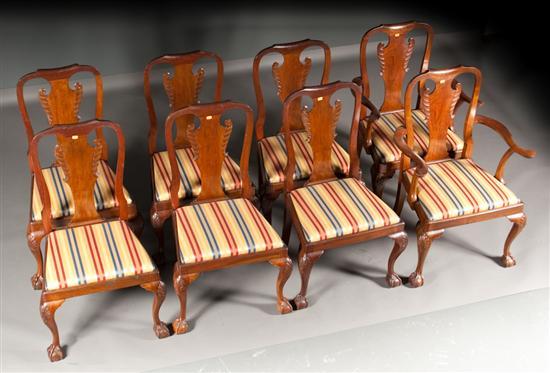 Set of eight George III style