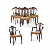 SET OF EIGHT GEORGIAN STYLE SH