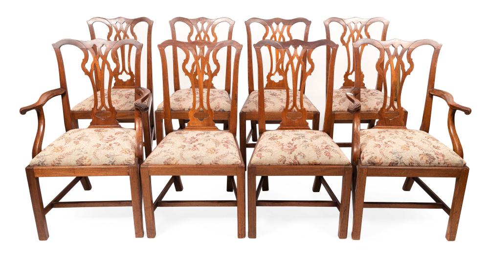 SET OF EIGHT GEORGIAN-STYLE