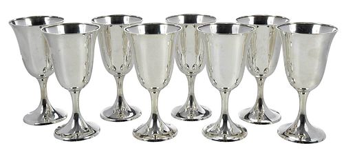 SET OF EIGHT GORHAM STERLING