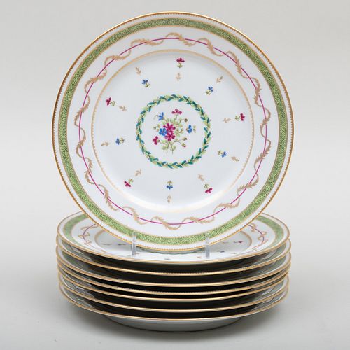 SET OF EIGHT HAVILAND LIMOGES LUNCH