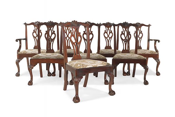 Set of eight Henkel Harris