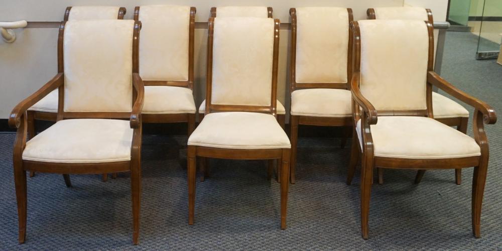 SET OF EIGHT HENREDON STAINED