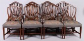 SET OF EIGHT HEPPLEWHITE STYLE