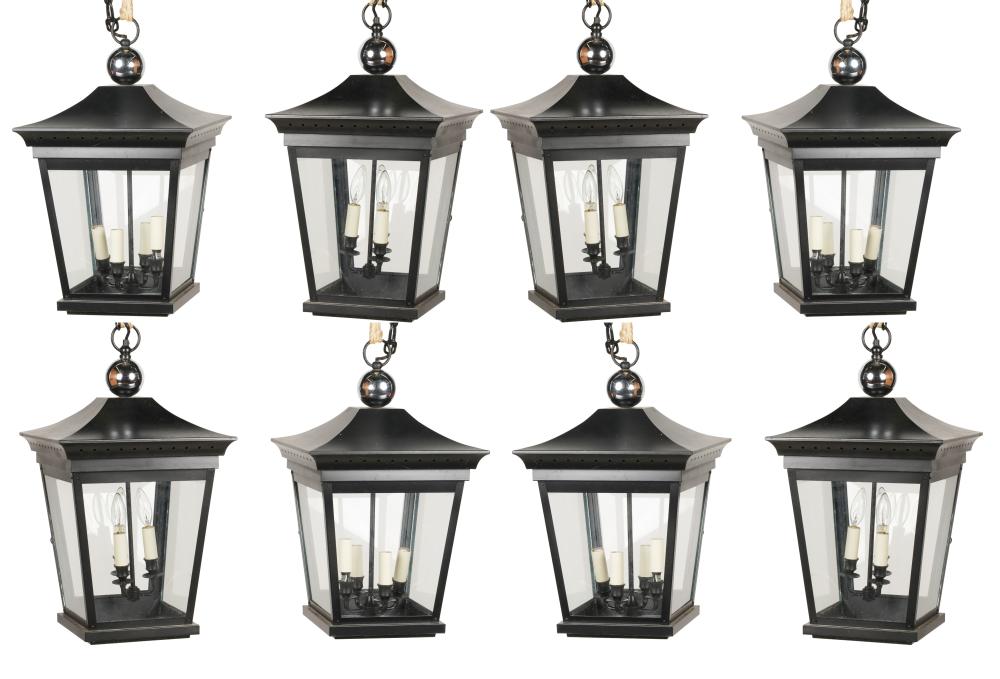 SET OF EIGHT LANTERN CEILING