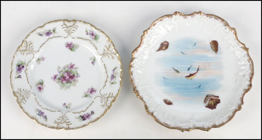 SET OF EIGHT LIMOGES PORCELAIN FISH