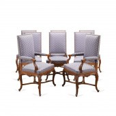 SET OF EIGHT LOUIS XV STYLE OA