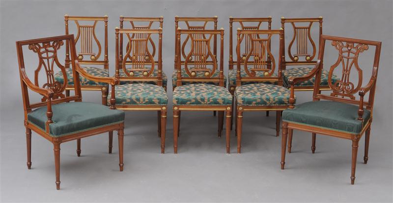 SET OF EIGHT LOUIS XVI STYLE
