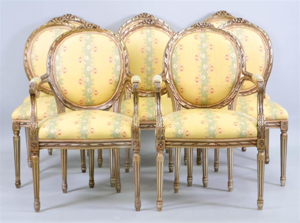 SET OF EIGHT LOUIS XVI STYLE
