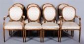 SET OF EIGHT LOUIS XVI STYLE B