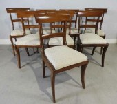 SET OF EIGHT MAHOGANY FRAMED D