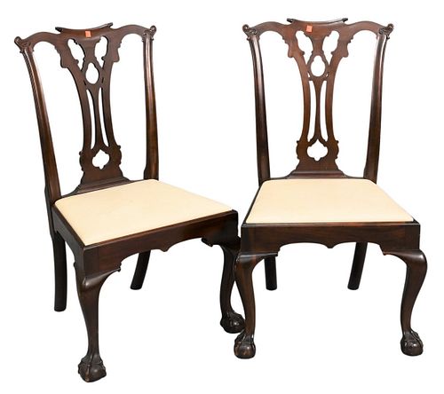 SET OF EIGHT MARGOLIS MAHOGANY