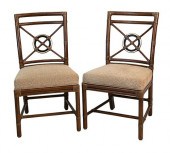 SET OF EIGHT MCGUIRE RATTAN SI