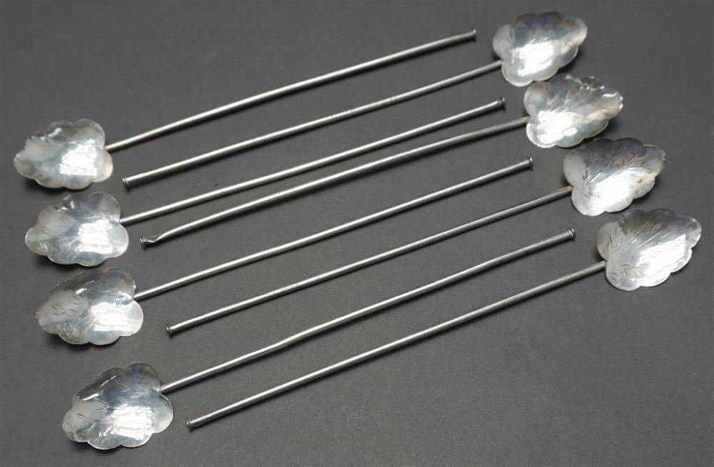 SET OF EIGHT MEXICAN STERLING