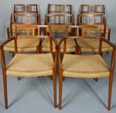 SET OF EIGHT MID-CENTURY DANIS
