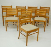 SET OF EIGHT MID-CENTURY MODER
