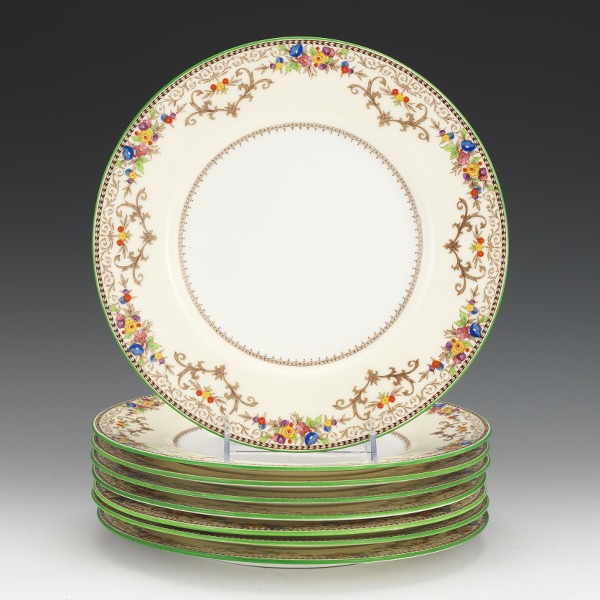 SET OF EIGHT MINTON SHAFTESBURY