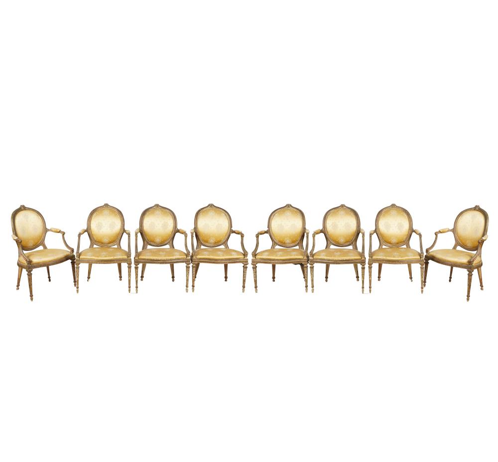 SET OF EIGHT NEOCLASSICAL-STYLE