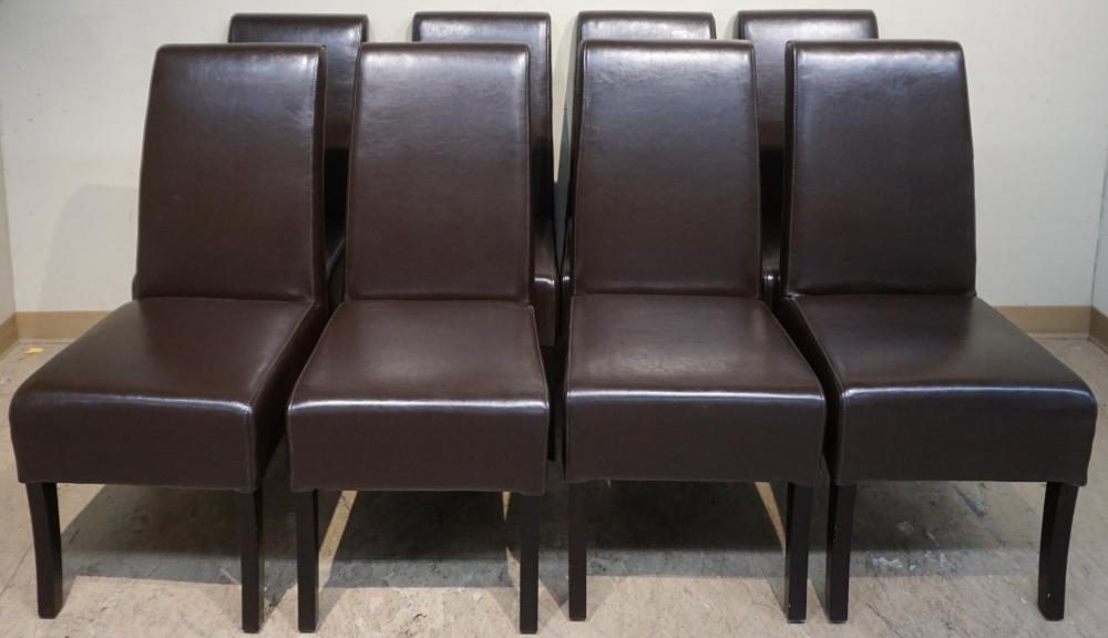 SET OF EIGHT PALECEK BROWN
