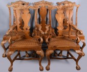 SET OF EIGHT PORTUGUESE ROCOCO