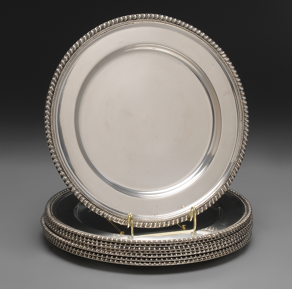 Set of Eight Portuguese Silver