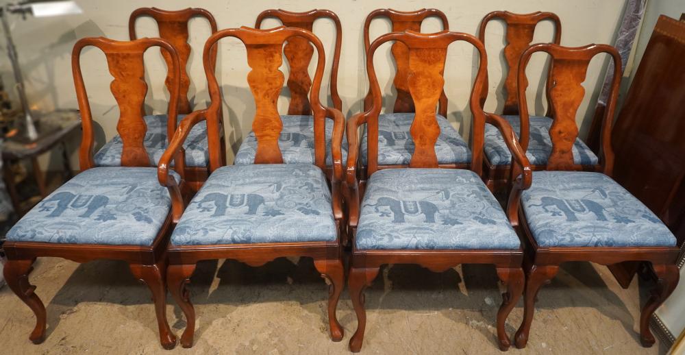 SET OF EIGHT QUEEN ANNE STYLE