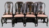 SET OF EIGHT QUEEN ANNE STYLE