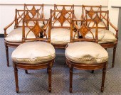 SET OF EIGHT REGENCY STYLE MAH