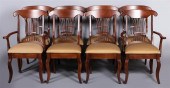 SET OF EIGHT REGENCY STYLE MAH