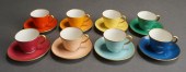 SET OF EIGHT RICHARD GINORI MO