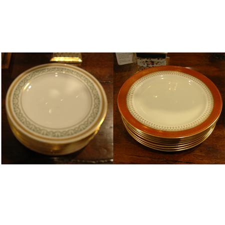 Set of Eight Royal Doulton Gilt