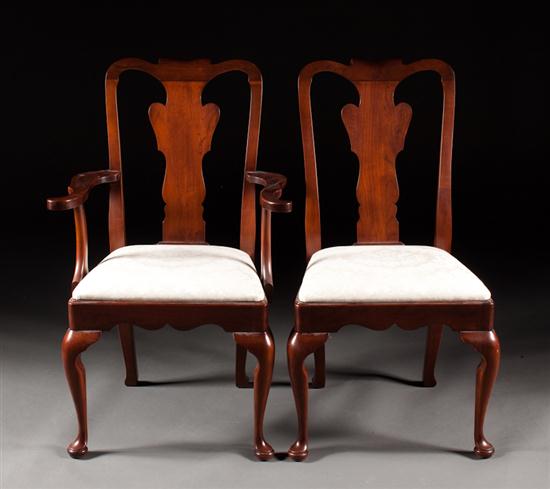 Set of eight Statton Queen Anne