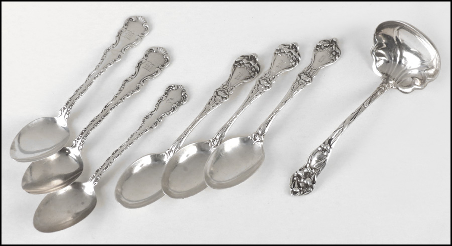 SET OF EIGHT STERLING SILVER