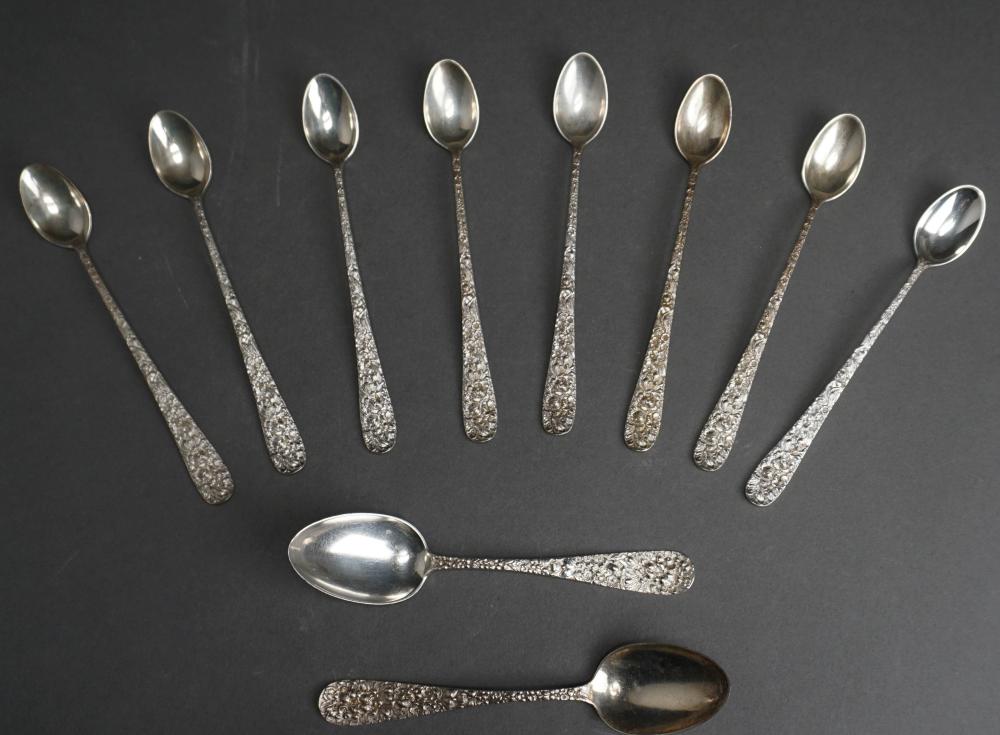 SET OF EIGHT STIEFF 'ROSE' STERLING