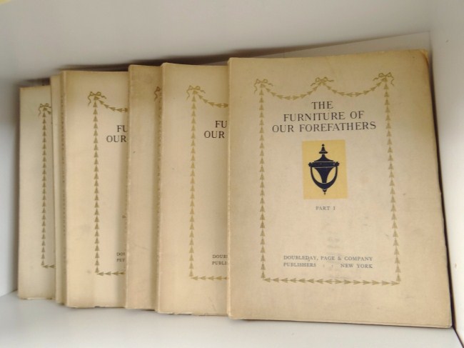 Set of eight ''The Furniture Of Our