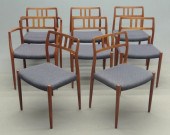 Set of eight (two arms) Mid Ce