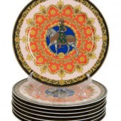 Set of Eight Versace for Rosen