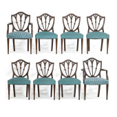 SET OF EIGHT VINTAGE HEPPLEWHI