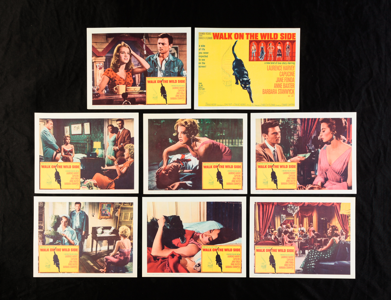 SET OF EIGHT WALK ON THE WILD