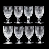 SET OF EIGHT WATERFORD  COLLEE