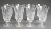 SET OF EIGHT WATERFORD CRYSTAL