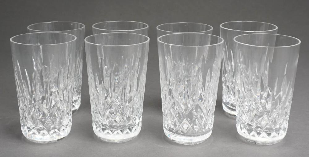 SET OF EIGHT WATERFORD CRYSTAL