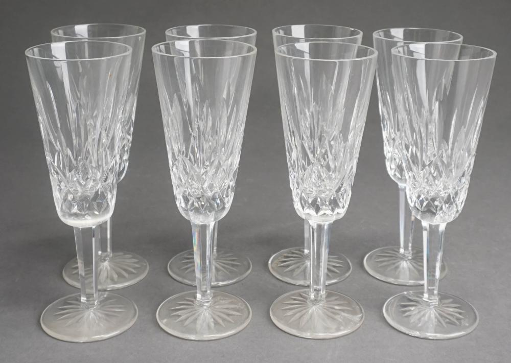 SET OF EIGHT WATERFORD CRYSTAL