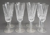 SET OF EIGHT WATERFORD CRYSTAL