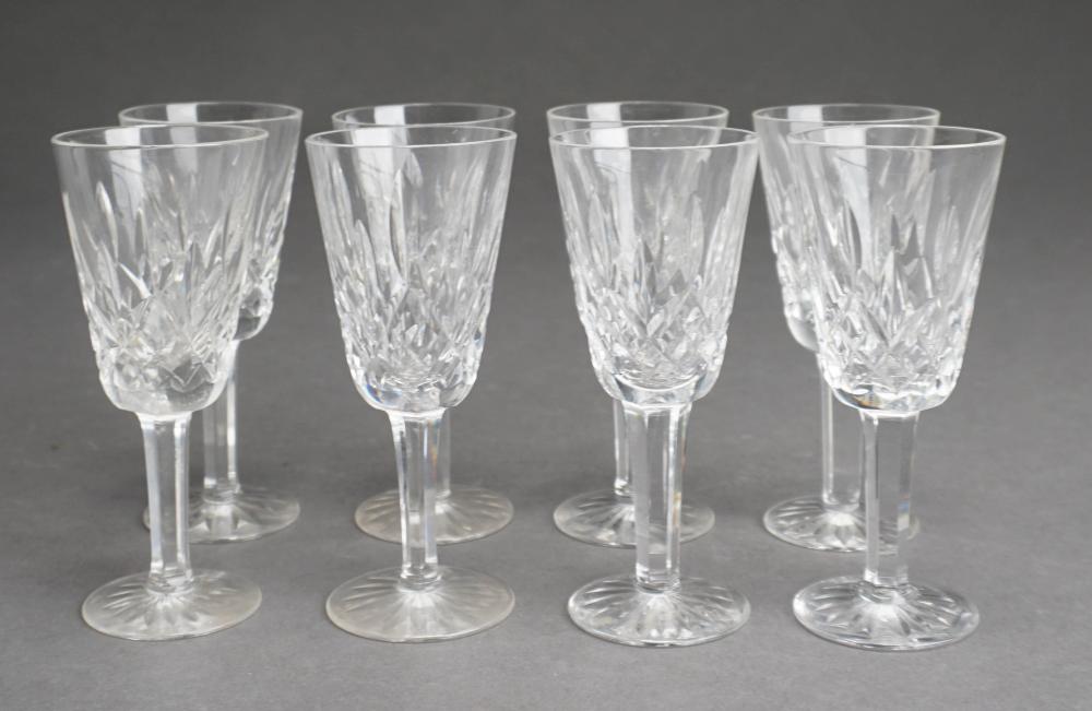 SET OF EIGHT WATERFORD CRYSTAL