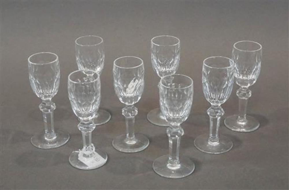 SET OF EIGHT WATERFORD CUT