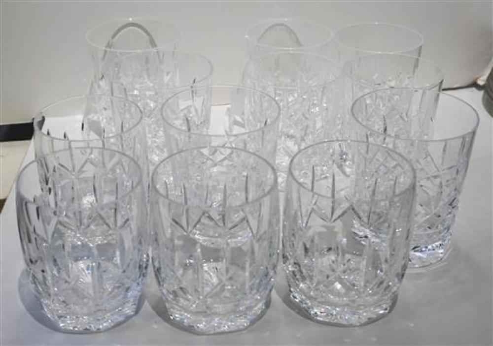 SET OF EIGHT WATERFORD CUT
