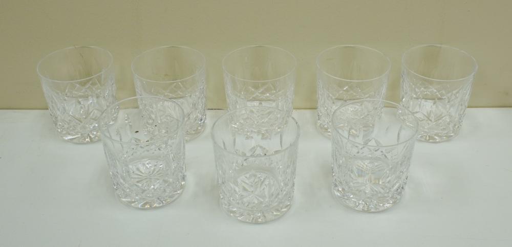 SET OF EIGHT WATERFORD 'LISMORE'