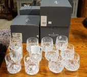 SET OF EIGHT WATERFORD LISMORE