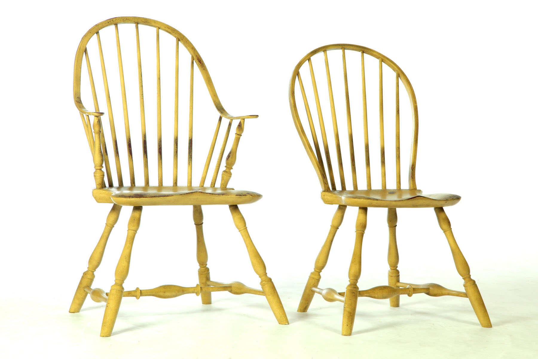 SET OF EIGHT WINDSOR CHAIRS. 